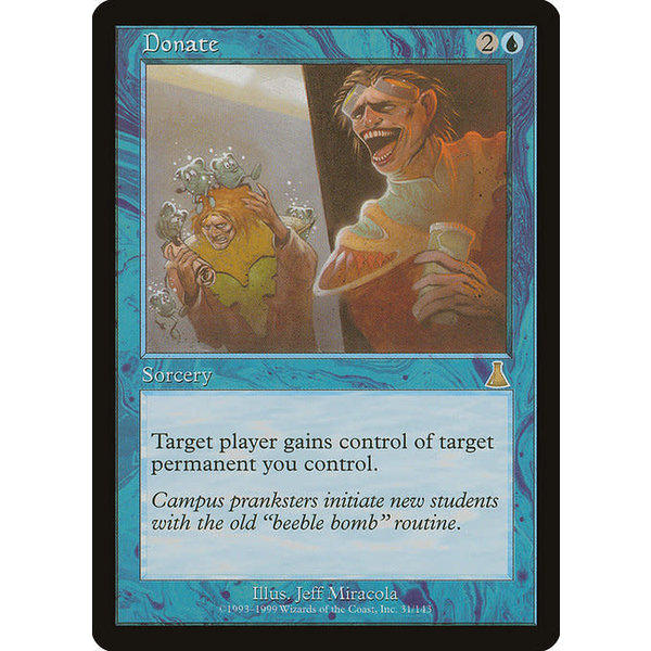 Magic: The Gathering Donate (031) Moderately Played - Japanese