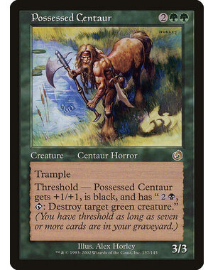 Magic: The Gathering Possessed Centaur (137) Lightly Played