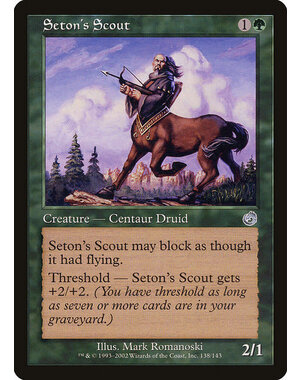 Magic: The Gathering Seton's Scout (138) Lightly Played