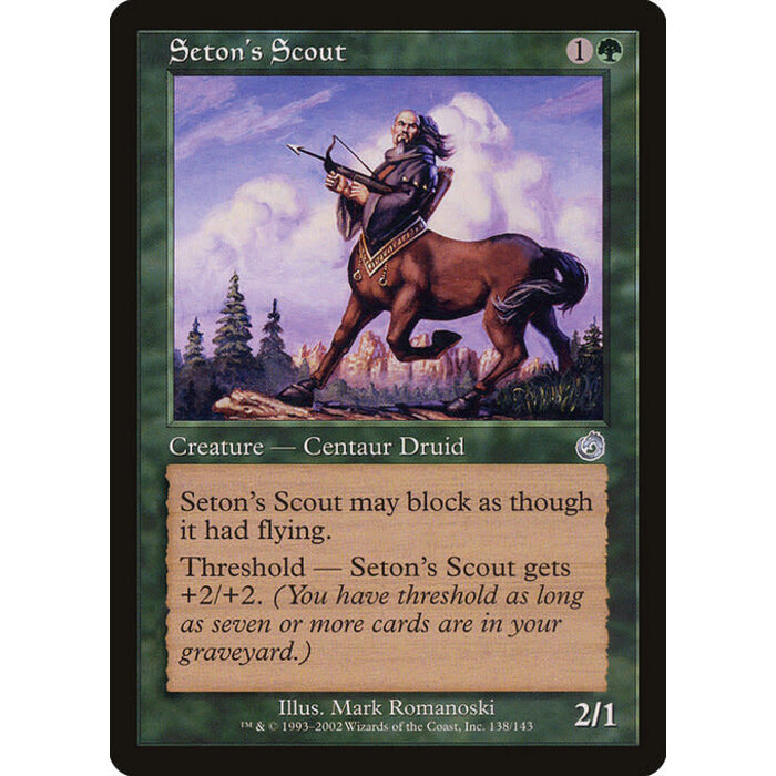 Magic: The Gathering Seton's Scout (138) Moderately Played