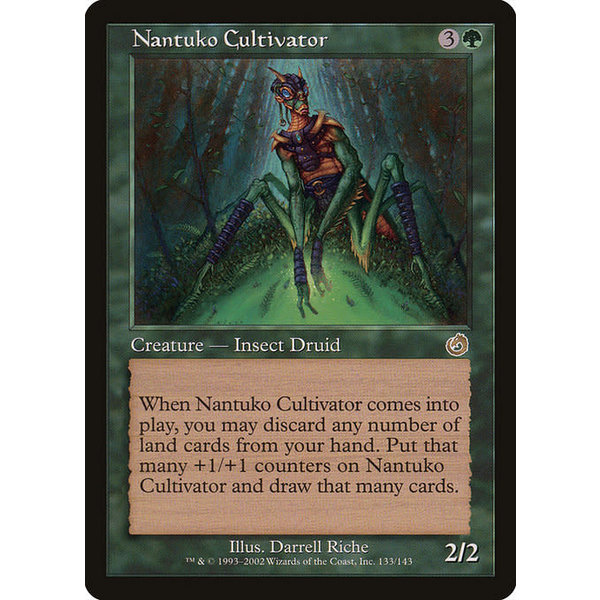Magic: The Gathering Nantuko Cultivator (133) Moderately Played