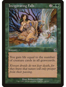 Magic: The Gathering Invigorating Falls (128) Lightly Played