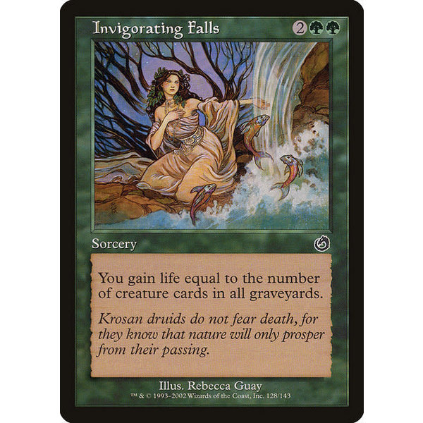Magic: The Gathering Invigorating Falls (128) Lightly Played