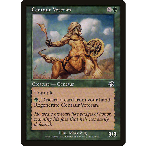 Magic: The Gathering Centaur Veteran (123) Lightly Played
