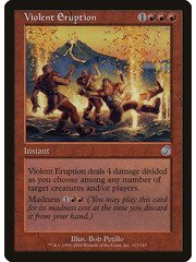 Magic: The Gathering Violent Eruption (117) Moderately Played
