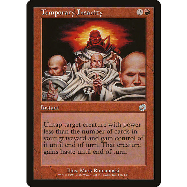 Magic: The Gathering Temporary Insanity (116) Lightly Played