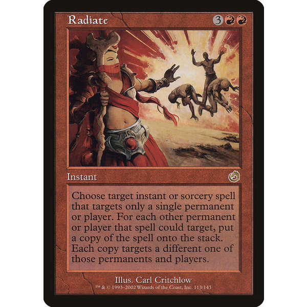 Magic: The Gathering Radiate (113) Moderately Played Foil
