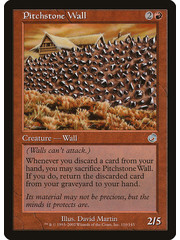 Magic: The Gathering Pitchstone Wall (110) Moderately Played