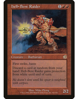 Magic: The Gathering Hell-Bent Raider (101) Lightly Played