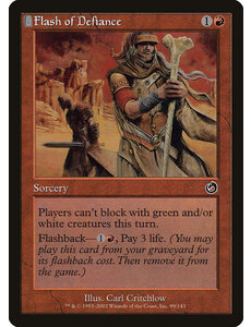 Magic: The Gathering Flash of Defiance (099) Lightly Played