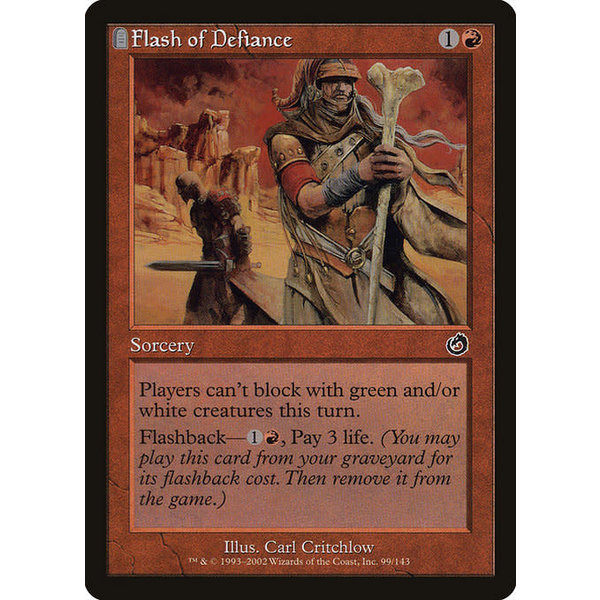 Magic: The Gathering Flash of Defiance (099) Lightly Played