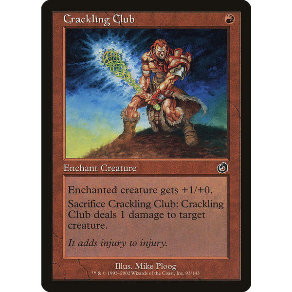 Magic: The Gathering Crackling Club (093) Lightly Played