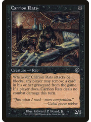 Magic: The Gathering Carrion Rats (054) Lightly Played
