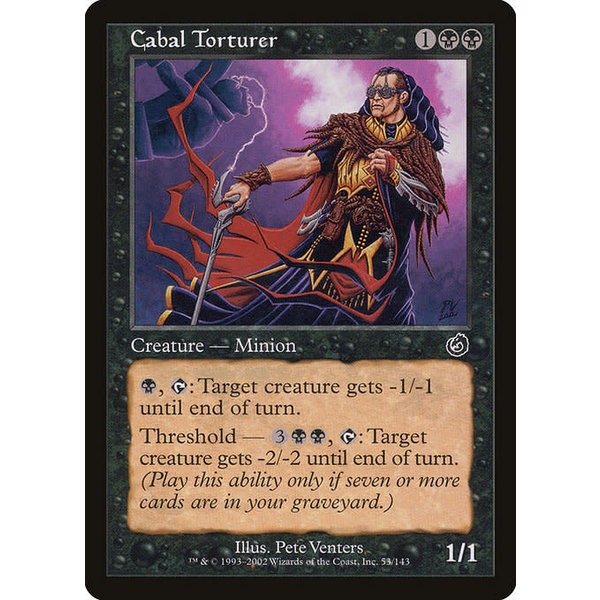 Magic: The Gathering Cabal Torturer (053) Moderately Played