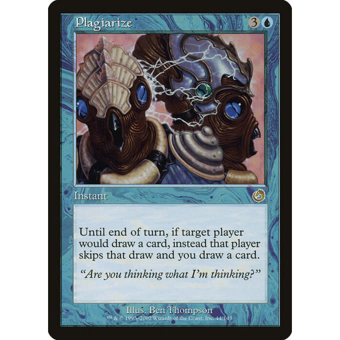 Magic: The Gathering Plagiarize (044) Moderately Played