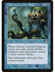 Magic: The Gathering Llawan, Cephalid Empress (042) Moderately Played