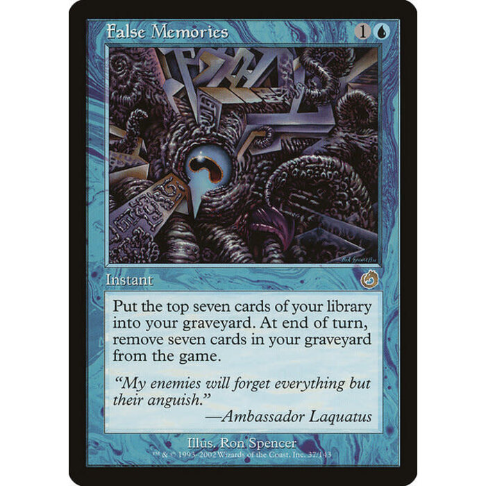 Magic: The Gathering False Memories (037) Moderately Played
