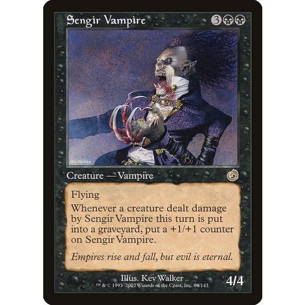 Magic: The Gathering Sengir Vampire (080) Heavily Played