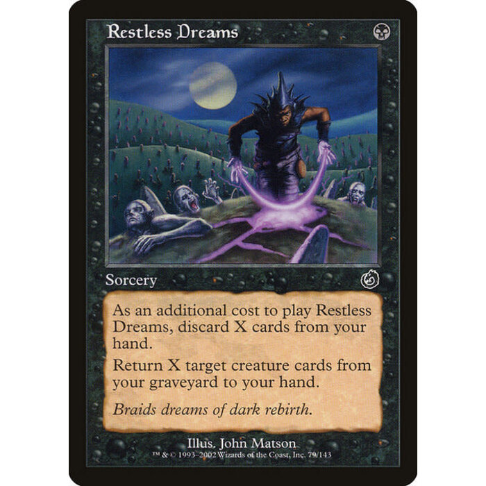 Magic: The Gathering Restless Dreams (079) Lightly Played