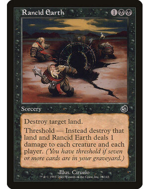 Magic: The Gathering Rancid Earth (078) Lightly Played