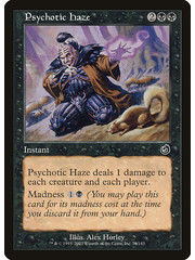 Magic: The Gathering Psychotic Haze (076) Lightly Played