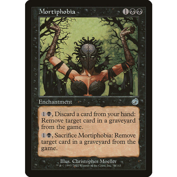 Magic: The Gathering Mortiphobia (072) Lightly Played