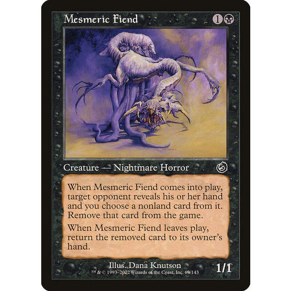 Magic: The Gathering Mesmeric Fiend (069) Lightly Played