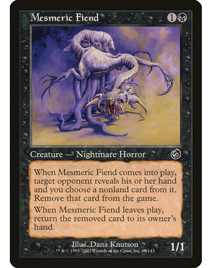 Magic: The Gathering Mesmeric Fiend (069) Moderately Played