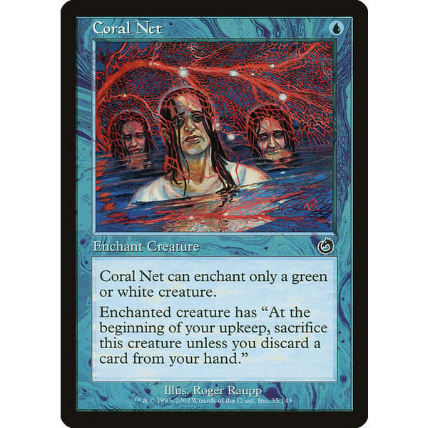 Magic: The Gathering Coral Net (035) Lightly Played