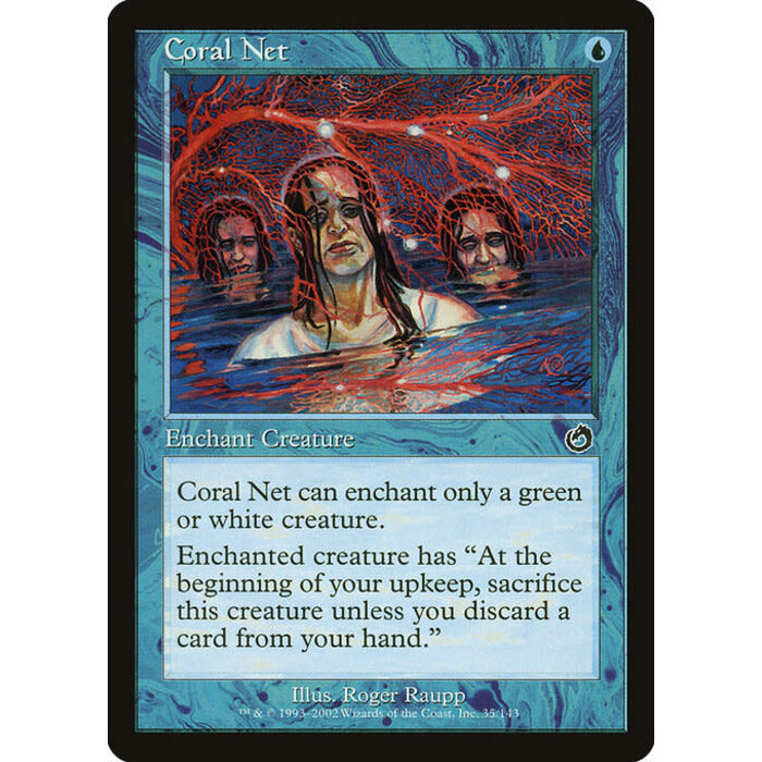 Magic: The Gathering Coral Net (035) Lightly Played
