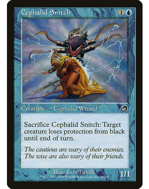 Magic: The Gathering Cephalid Snitch (030) Moderately Played