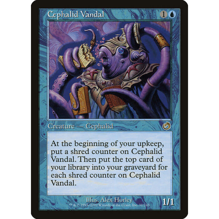 Magic: The Gathering Cephalid Vandal (031) Lightly Played