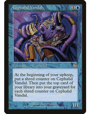 Magic: The Gathering Cephalid Vandal (031) Moderately Played
