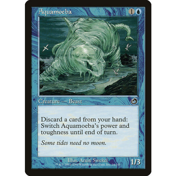 Magic: The Gathering Aquamoeba (024) Moderately Played