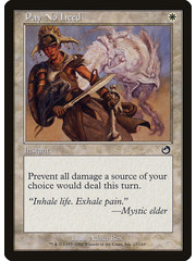 Magic: The Gathering Pay No Heed (012) Lightly Played
