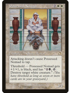 Magic: The Gathering Possessed Nomad (013) Moderately Played