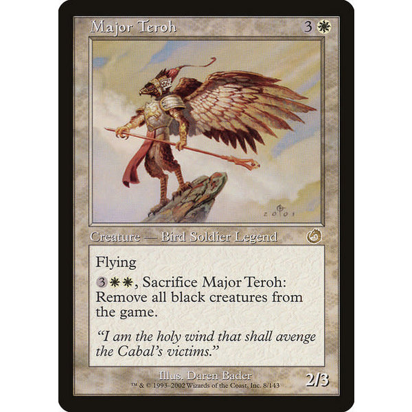 Magic: The Gathering Major Teroh (008) Lightly Played