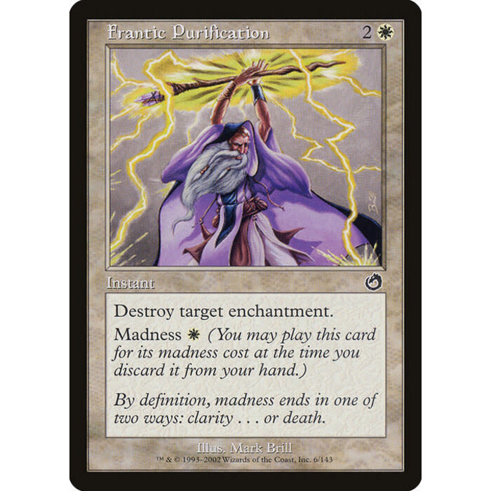 Magic: The Gathering Frantic Purification (006) Lightly Played