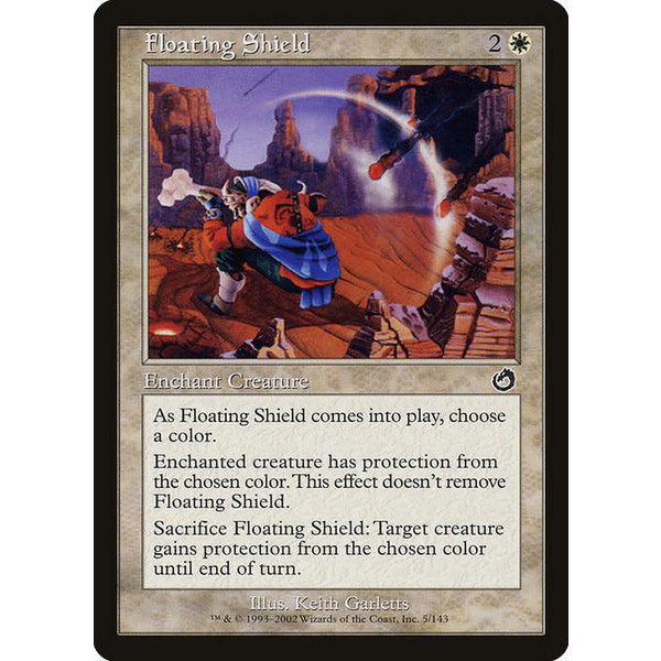 Magic: The Gathering Floating Shield (005) Lightly Played