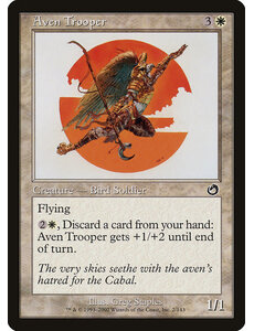 Magic: The Gathering Aven Trooper (002) Lightly Played