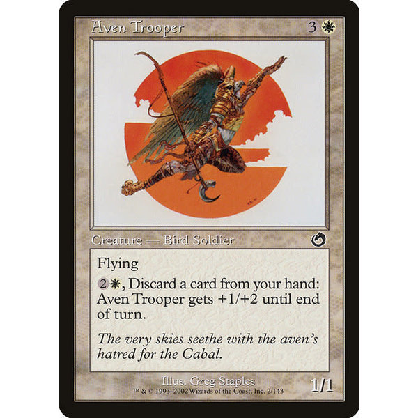 Magic: The Gathering Aven Trooper (002) Lightly Played