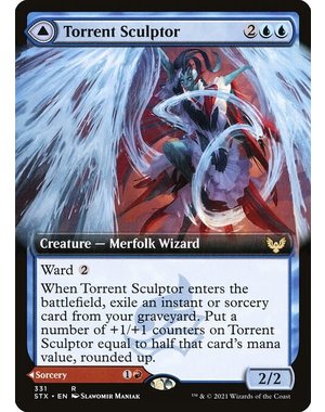 Magic: The Gathering Torrent Sculptor (Extended Art) (331) Lightly Played Foil