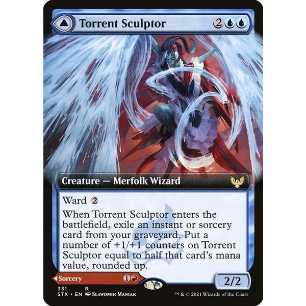 Magic: The Gathering Torrent Sculptor (Extended Art) (331) Lightly Played Foil