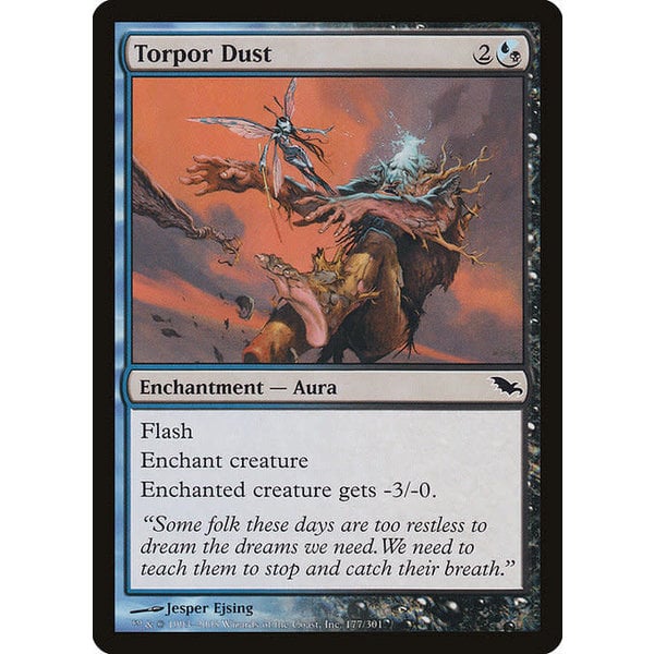 Magic: The Gathering Torpor Dust (177) Moderately Played