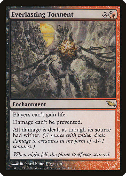 MtG Shadowmoor Rare Everlasting Torment #186 MtG Shadowmoor Rare Everlasting Torment #186