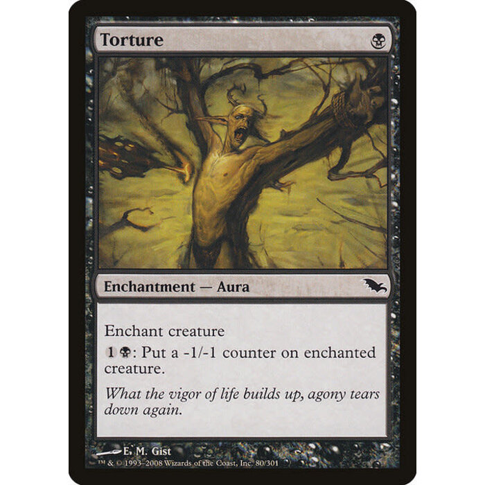 Magic: The Gathering Torture (080) Moderately Played