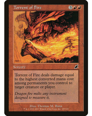 Magic: The Gathering Torrent of Fire (107) Lightly Played