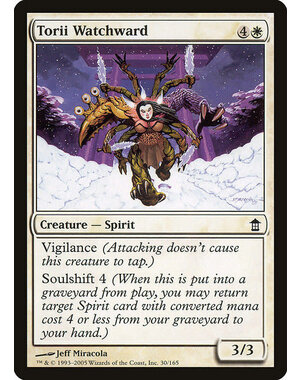Magic: The Gathering Torii Watchward (030) Moderately Played