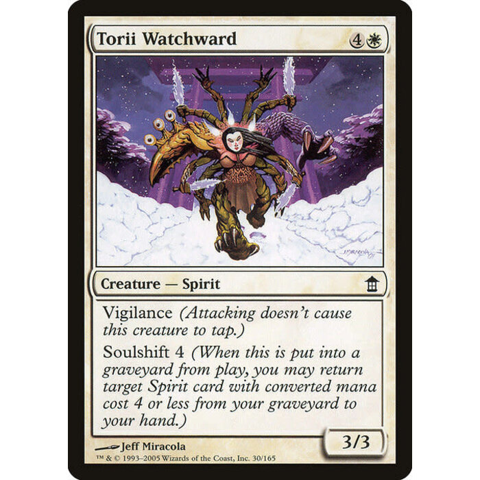 Magic: The Gathering Torii Watchward (030) Moderately Played