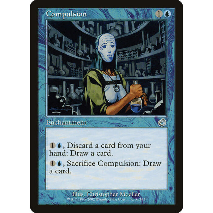 Magic: The Gathering Compulsion (034) Lightly Played